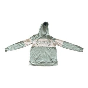 Hollister Pastel Green and Pink Sweatshirt